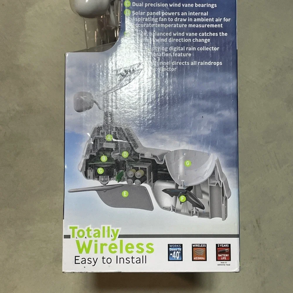 NEW AcuRite Professional Weather Center w/ Easy Mount 5-in-1 Sensor Sealed Box